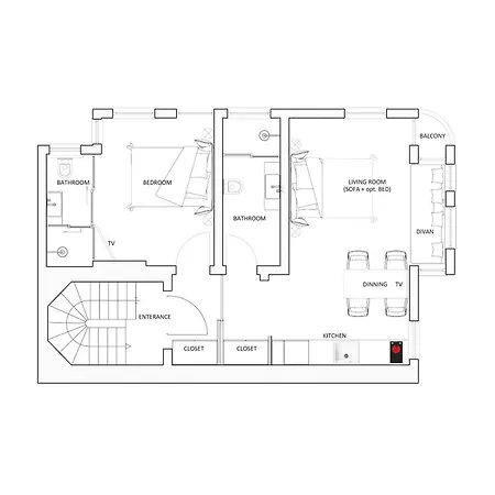 公寓 Galadoo 2nd Floor